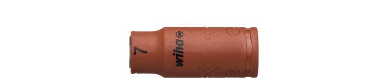 WIHA WERKZEUGE - Steckschlüsseleinsatz isoliert 1/4'' Außen6-Kant 7mmx1/4''