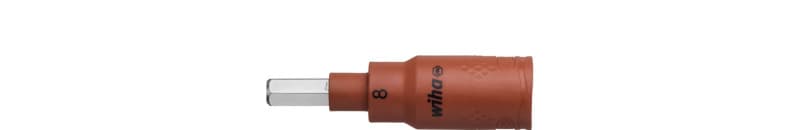 WIHA WERKZEUGE - Steckschlüsseleinsatz isoliert 3/8'' Innen6-Kant  8x75mm