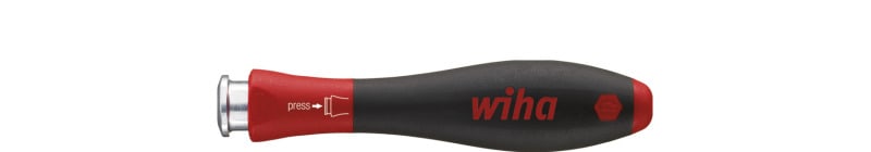 WIHA WERKZEUGE - Schraubendrehergriff SoftFinish-telescopic f.SYSTEM 4 Wechselklinge