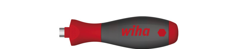 WIHA WERKZEUGE - Schraubendreher mit Bithalter SoftFinish magnetisch 1/4''