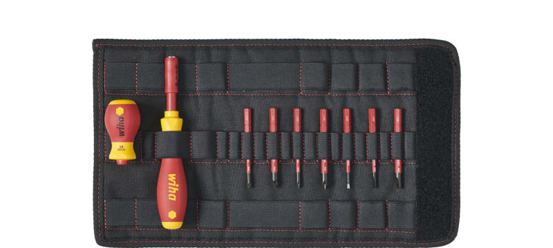 WIHA WERKZEUGE - Schraubendreher und Bit Set slimVario10-tlg