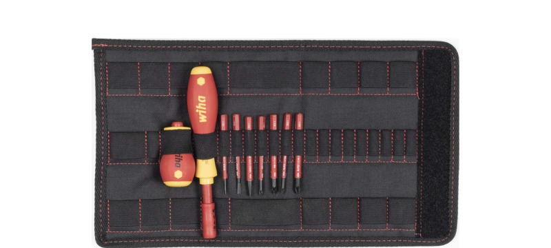 WIHA WERKZEUGE - Schraubendreher und Bit Set slimVario 10-tlg