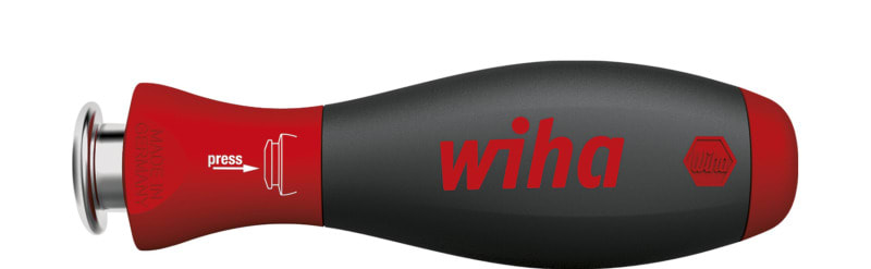 WIHA WERKZEUGE - Schraubendrehergriff SoftFinish-telescopic f.SYSTEM 6 Wechselklinge