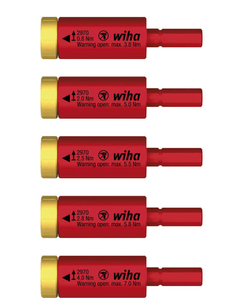 WIHA WERKZEUGE - Drehmoment Set easyTorque Adapter electric 5-tlg