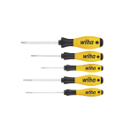 WIHA WERKZEUGE - Schraubendreher Set SoftFinish ESD Schlitz, Phillips 5-tlg.