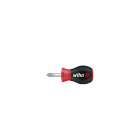 WIHA WERKZEUGE - Schraubendreher SoftFinish Phillips mit kurzer Rundklinge, PH02x25mm