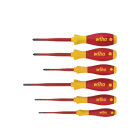 WIHA WERKZEUGE - Schraubendreher Set SoftFinish electric slimFix 6-tlg.