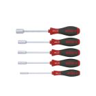WIHA WERKZEUGE - Schraubendreher Set SoftFinish 6-Kant-Steckschlüssel 5-tlg.