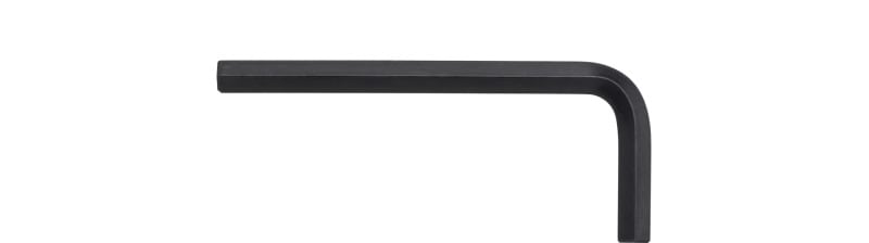 WIHA WERKZEUGE - Stiftschlüssel 6-Kant kurz, schwarzoxidiert, 8mm