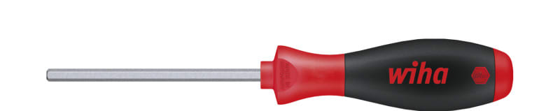 WIHA WERKZEUGE - Schraubendreher SoftFinish 6-Kant mit 6-Kantklinge, 2x60mm