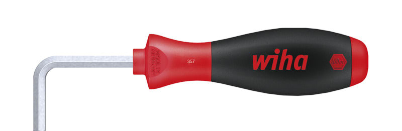 WIHA WERKZEUGE - Schraubendreher SoftFinish 6-Kant abgewinkelt, 5x45mm