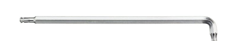 WIHA WERKZEUGE - Stiftschlüssel TORX Kugelkopf , kurzer Schenkel, titansilber, T8