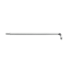 WIHA WERKZEUGE - Stiftschlüssel TORX Kugelkopf , kurzer Schenkel, titansilber, T5