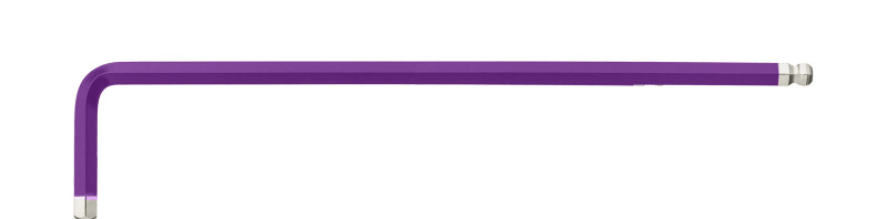 WIHA WERKZEUGE - Stiftschlüssel 6-Kant-Kugelkopf farbig leuchtend, 4mmpurple