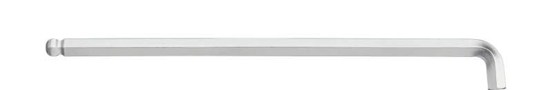 WIHA WERKZEUGE - Stiftschlüssel 6-Kant-Kugelkopf, kurzer Schenkel, mattverchr., 1,5mm
