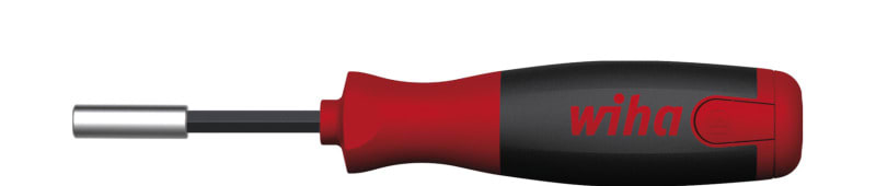 WIHA WERKZEUGE - Schraubendreher mit Bit Magazin LiftUp 25 magnetisch gemischt mit 12 Bits, 1/4''