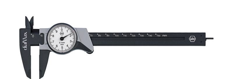 WIHA WERKZEUGE - Uhrmessschieber dialMax Ablesung 0,1mm
