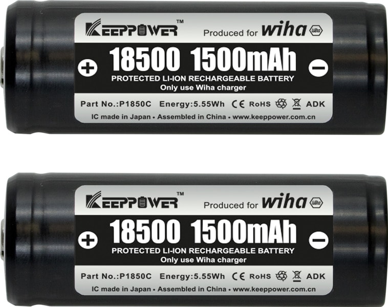 WIHA WERKZEUGE - Akku-Set 18500 Li-Ion 2 Stk. in Box