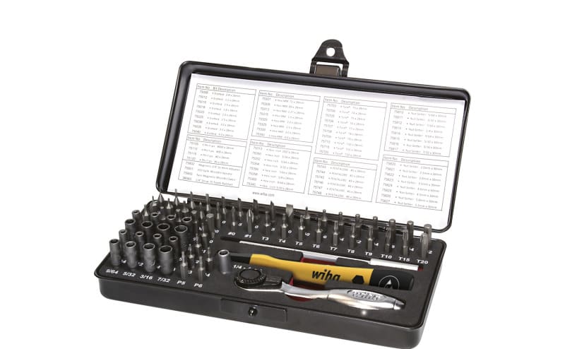 WIHA WERKZEUGE - Micro-Bit Set ESD gemischt 66-tlg. inkl. Box