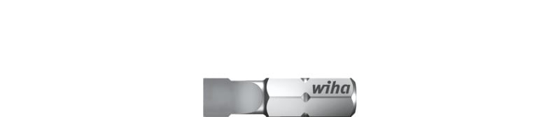 WIHA WERKZEUGE - Bit Standard Schlitz 1/4'', 1,2x6,5x25mm