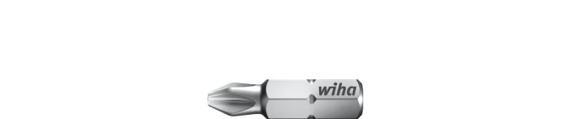 WIHA WERKZEUGE - Bit Set Standard 25mm Pozidriv (PZ2) 3-tlg. 1/4'' in Box