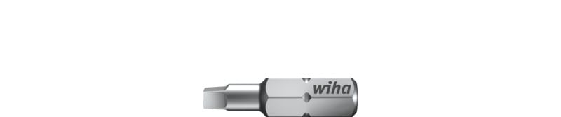 WIHA WERKZEUGE - Bit Standard Innenvierkant 1/4'', Robertson1x25mm