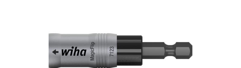 WIHA WERKZEUGE - Bithalter MagicFlip Force magnetisch mit Ringmagnet, 1/4''