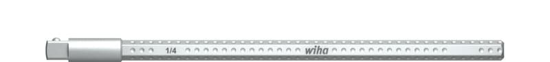 WIHA WERKZEUGE - Wechselklinge SYSTEM 6 1/4'' Vierkantadapter f.Steckschlüsseleinsätze 1/4''