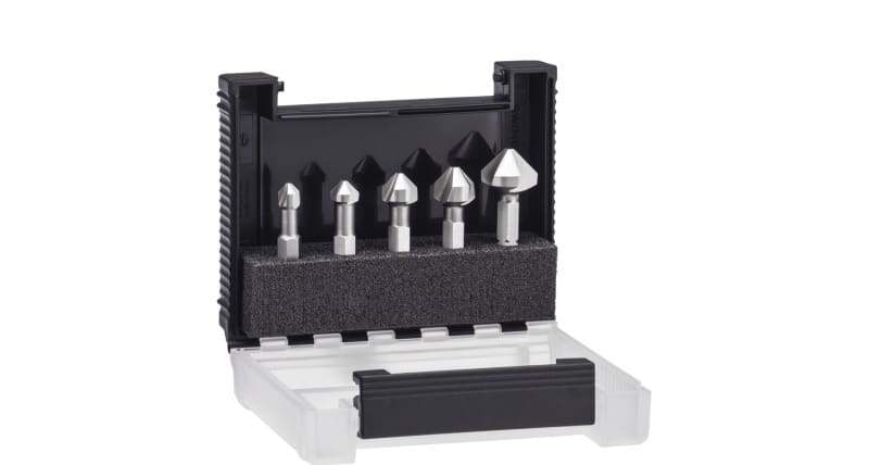 WIHA WERKZEUGE - Kegelsenker-Bit Set 6-tlg. 1/4'' inkl. Box