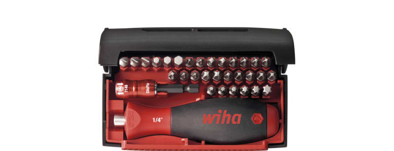 WIHA WERKZEUGE - Bit Set Collector Standard 25mm gemischt 33-tlg. 1/4'' inkl. Box