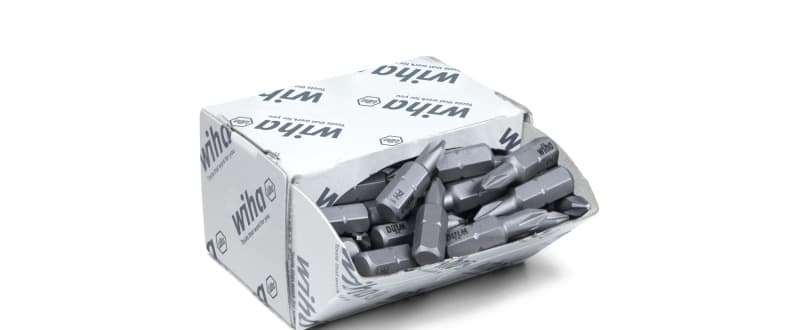 WIHA WERKZEUGE - Bit Set Standard 25mm Phillips (PH1) 50-tlg. 1/4'' in Großpackung