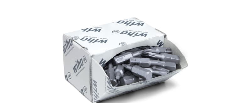 WIHA WERKZEUGE - Bit Set Standard 25mm TORX (T10) 50-tlg. 1/4'' in Großpackung