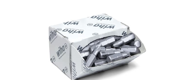 WIHA WERKZEUGE - Bit Set Standard 25mm TORX (T20) 50-tlg. 1/4'' in Großpackung