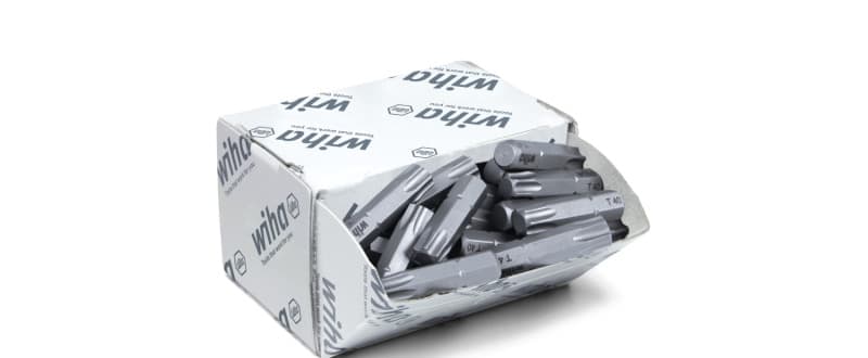 WIHA WERKZEUGE - Bit Set Standard 25mm TORX (T40) 50-tlg. 1/4'' in Großpackung