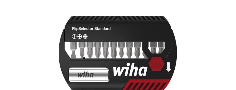 WIHA WERKZEUGE - Bit Set FlipSelector Standard 25mm Schlitz, Phillips, Pozidriv 14-tlg. 1/4''