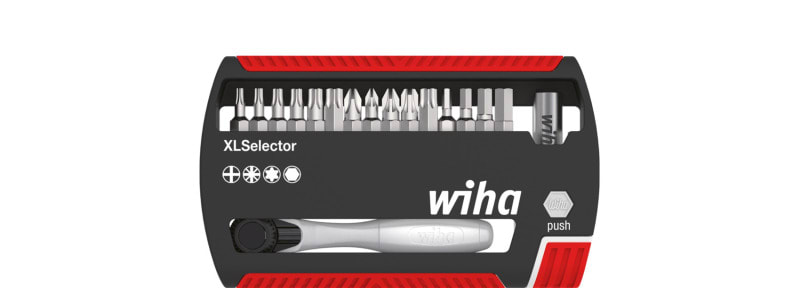 WIHA WERKZEUGE - Bit Set XLSelector Standard 25mm gemischt 18-tlg