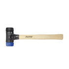 WIHA WERKZEUGE - Schonhammer Safety weich/mittelweich, Hickorystiel, Rund-Schlagkopf, 60mm