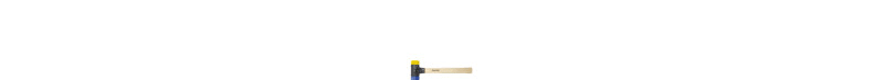 WIHA WERKZEUGE - Schonhammer Safety weich/mittelhart, Hickorystiel, Rund-Schlagkopf, 30mm