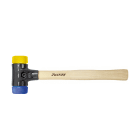 WIHA WERKZEUGE - Schonhammer Safety weich/mittelhart, Hickorystiel, Rund-Schlagkopf, 60mm