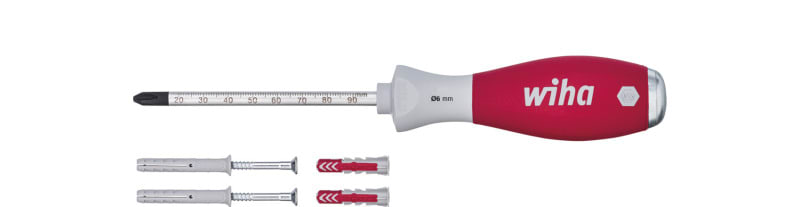 WIHA WERKZEUGE - Dübellochschläger Set SoftFinish 5-tlg.