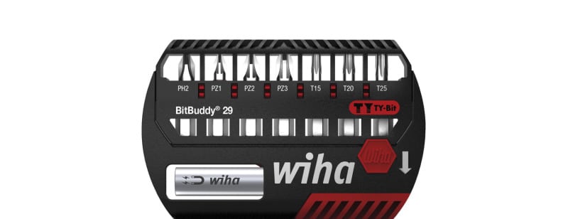 WIHA WERKZEUGE - Bit Set BitBuddy TY-Bit 29mm Phillips, Pozidriv, TORX 9-tlg. 1/4''