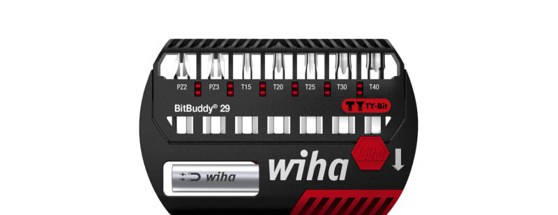 WIHA WERKZEUGE - Bit Set BitBuddy TY-Bit 29mm Pozidriv, TORX 9-tlg. 1/4''
