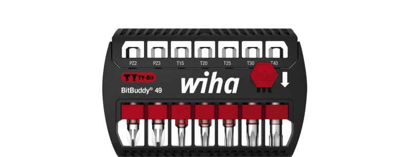 WIHA WERKZEUGE - Bit Set BitBuddy TY-Bit 49mm Pozidriv, TORX 8-tlg. 1/4''