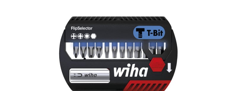 WIHA WERKZEUGE - Bit Set FlipSelector T-Bit 25mm gemischt 14-tlg. 1/4''