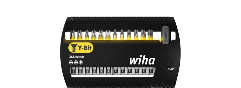 WIHA WERKZEUGE - Bit Set XLSelector Y-Bit 50mm Phillips, Pozidriv, TORX 14-tlg. 1/4''