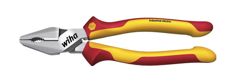 WIHA WERKZEUGE - Kraftkombizange Industrial electric mit DynamicJoint und OptiGrip, 225mm
