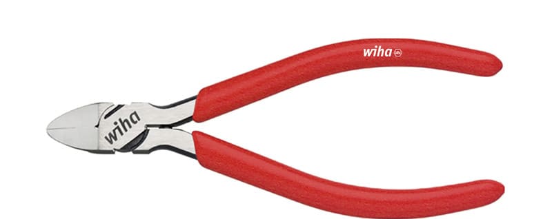 WIHA WERKZEUGE - Kunststoff-Seitenschneider Classic mit Öffnungsfeder ohne Wate, 160mm