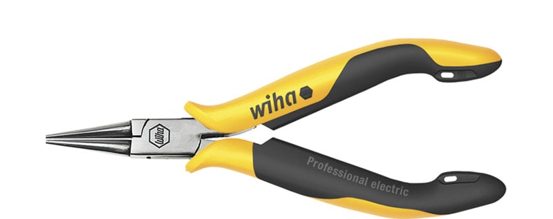 WIHA WERKZEUGE - Rundzange Professional ESD runde, kurze Backen, 120mm