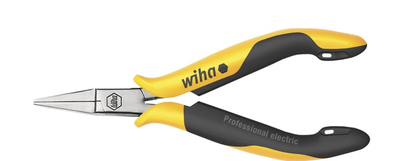 WIHA WERKZEUGE - Flachzange Professional ESD flache, kurze Backen, 120mm