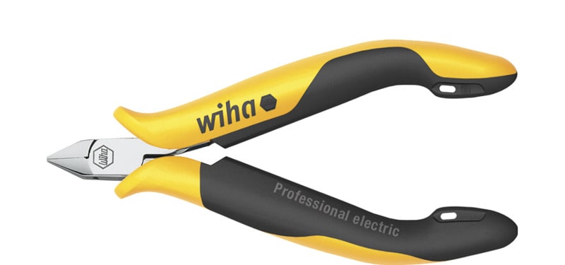 WIHA WERKZEUGE - Seitenschneider Professional ESD schmaler, spitzer Kopf mit Wate, 115mm